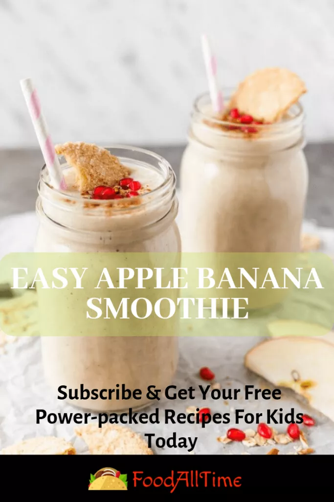 Spicy Apple Banana Smoothie