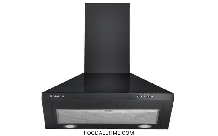 Faber 60 cm 800 m³hr Pyramid Kitchen Chimney (Hood Royal PB PF BK 60, Cassette Filter,Push Button, Black)