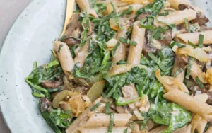 How to Cook Whole Wheat Pasta in Mushroom Sauce Recipe