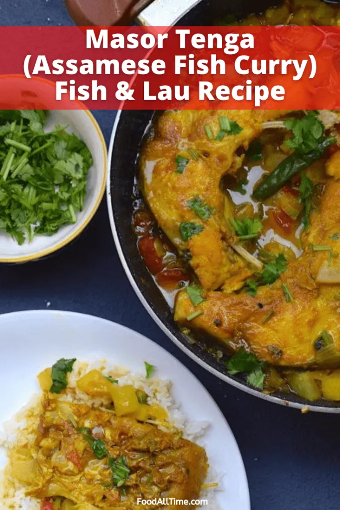 Masor Tenga (Assamese Fish Curry) Fish & Lau Recipe