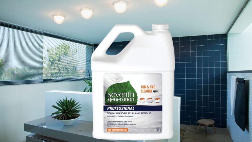 Seventh Generation Professional 44722CT Tub and Tile Cleaner, Emerald Cypress and Fir, 1 gal, 2/Carton