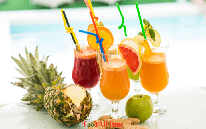 Tropical Fruit Ginger Juice Summer Thirst Quencher