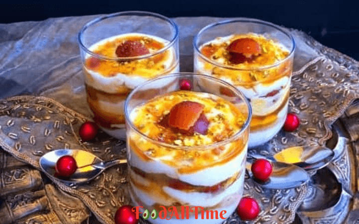 Easy Gulab Jamun Yogurt Parfaits Recipe | Gulab Jamun Shrikhand Dessert
