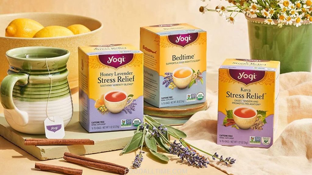 Yogi Tea - Comforting Chamomile Tea (6 Pack) - Soothes Mild Tension and Promotes Sleep - Caffeine Free - 96 Organic Herbal Tea Bags
