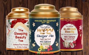 Sancha Tea Boutique Beauty Tea Bundle, Happy hair Tea/Glowing Beauty tea/Sleeping Beauty tea, 100% Biodegradable Tea Bags, Tea Assortment, Value Pack